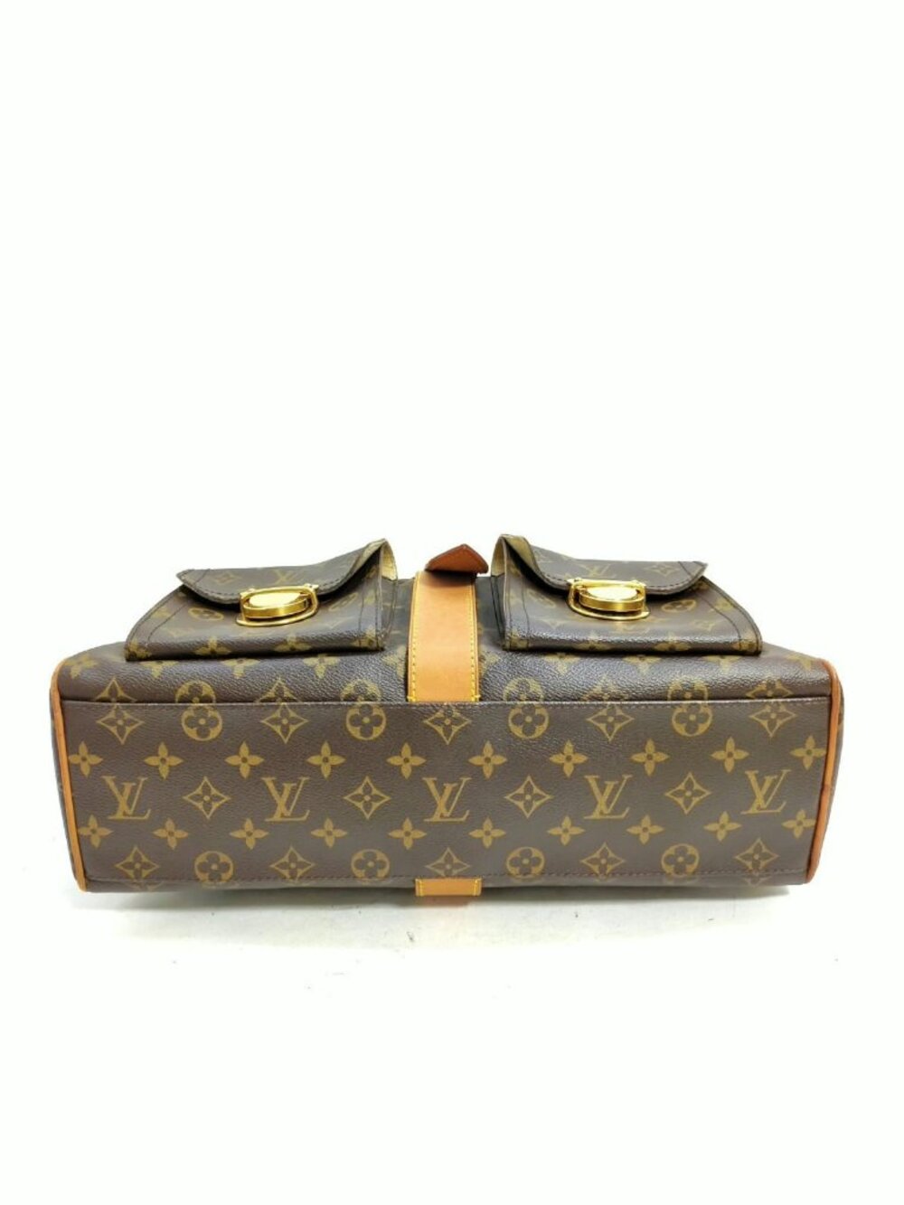 Authentic Louis Vuitton Manhattan GM Monogram Canvas Satchel Top Handle Bag - Picture 6 of 16